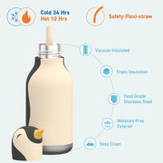 Asobu Bestie Penguin Water Bottle 16 oz