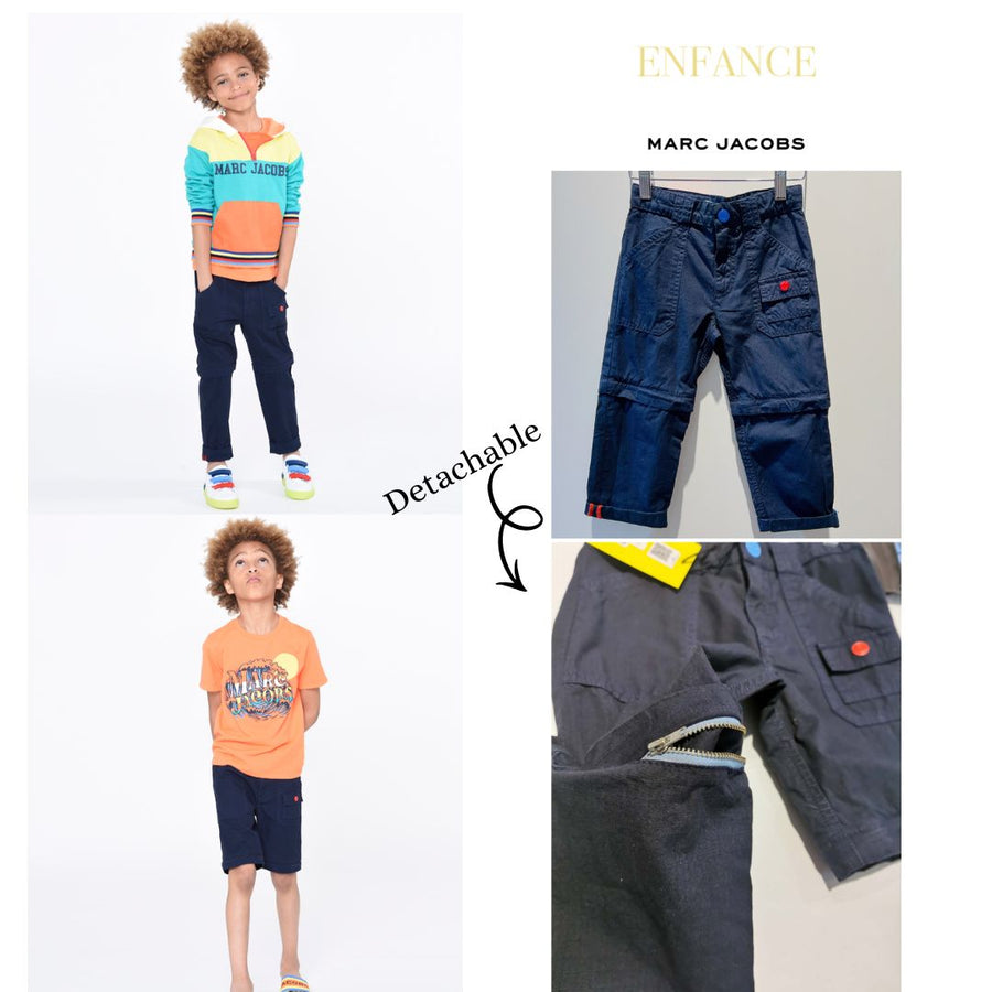 The Marc Jacobs Kids Navy Trousers 2 in 1