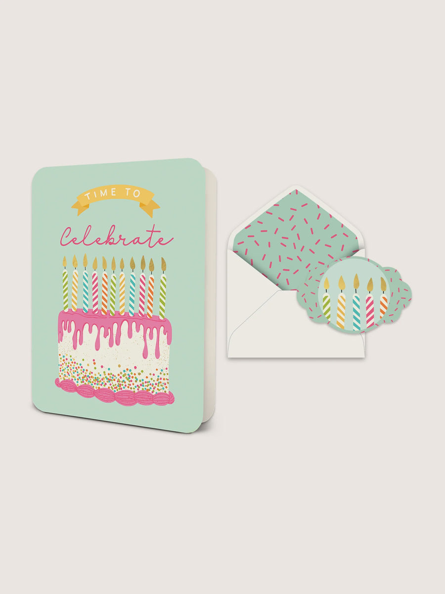 Studio Oh! Time to Celebrate Deluxe Greeting Card