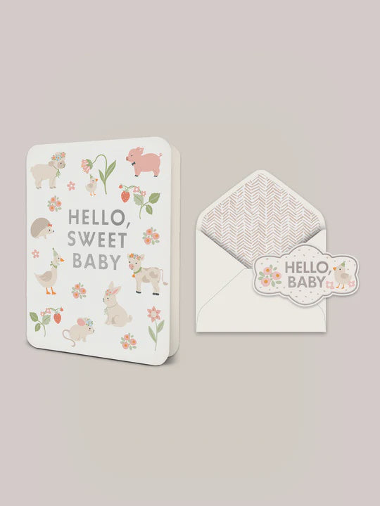 Studio Oh! Hello, Sweet Baby Friends Deluxe Greeting Cards