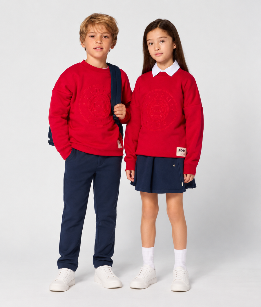 Boss Back to School Sweatshirt in Brushed Fleece