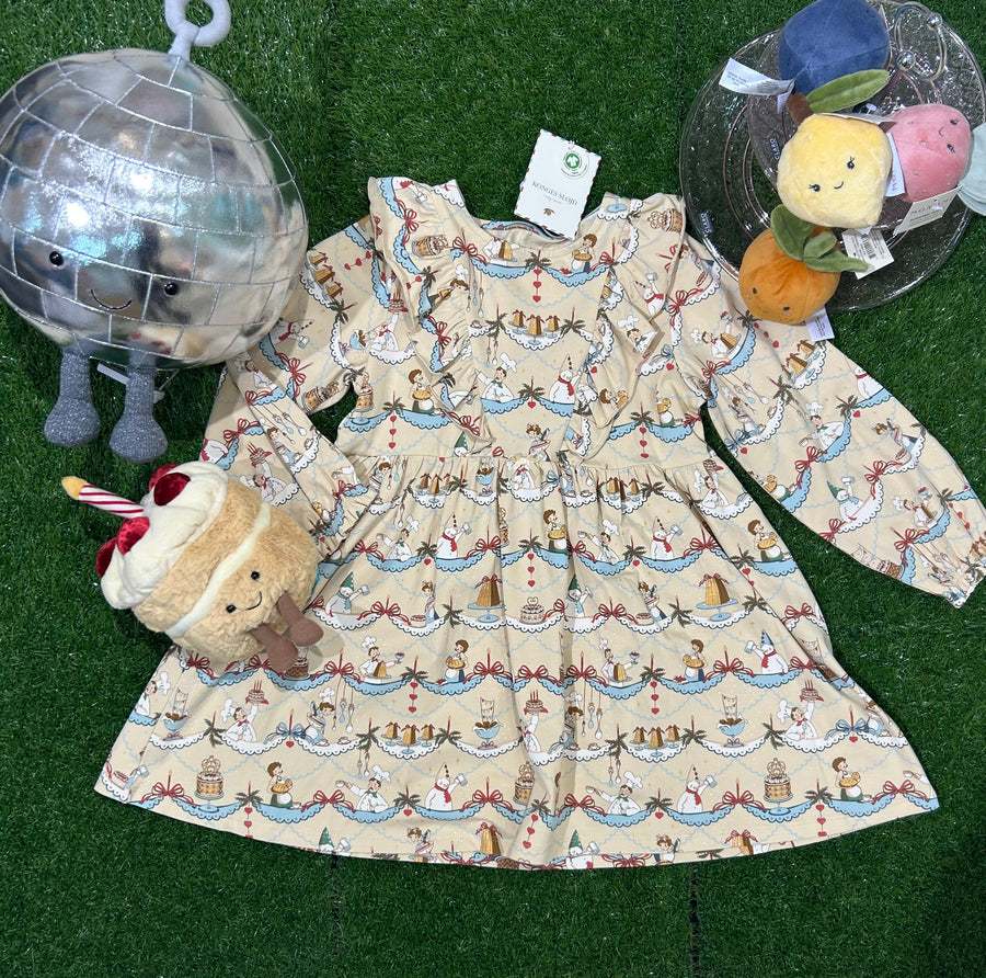 Konges Slojd BASIC FRILL DRESS GOTS