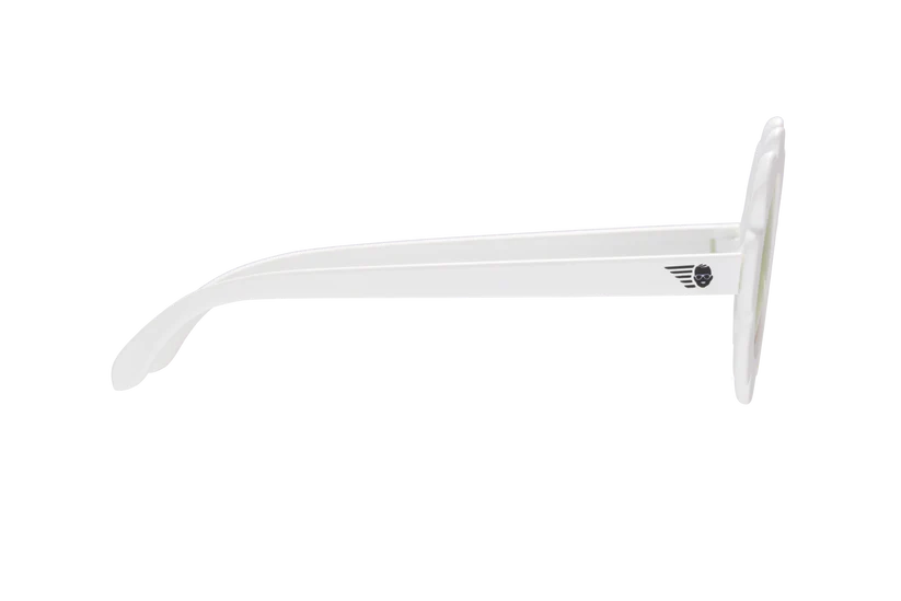 Babiators Non-polarized Flower Sunglasses Mirrored "The Daisy" White