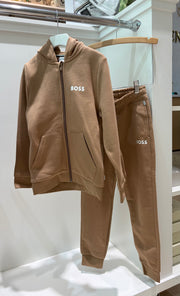 BOSS Boys Jersey Tracksuit