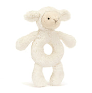 Jellycat Bashful Lamb Ring Rattle