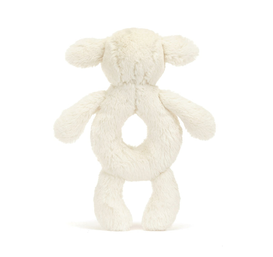 Jellycat Bashful Lamb Ring Rattle