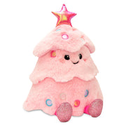 Iscream Glitter Pink Christmas Tree Plush