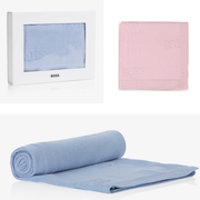 Boss Baby Logo Blanket Blue/Pink