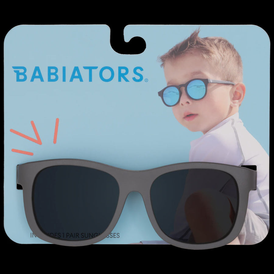 Babiators Hang Tag Navigator Sunglasses Galactic Grey
