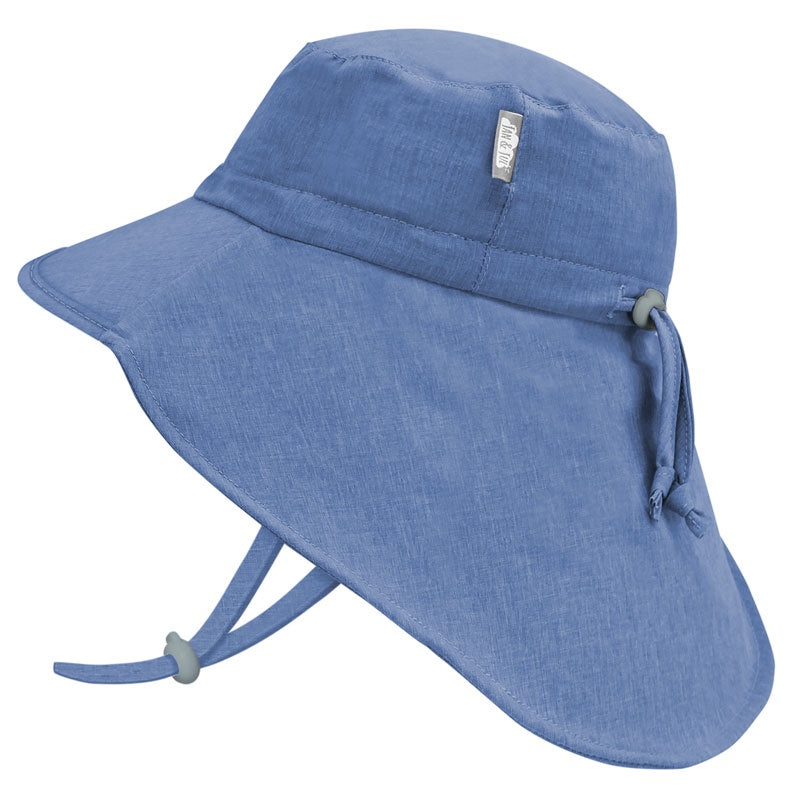 Jan & Jul Blue – Blue Trim | Aqua Dry Adventure Hat