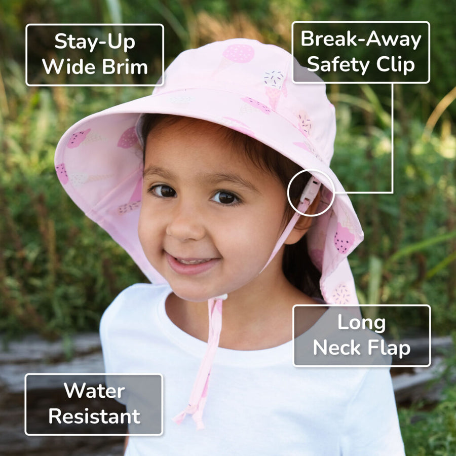 Jan & Jul Pink Ice Cream | Aqua Dry Adventure Hat