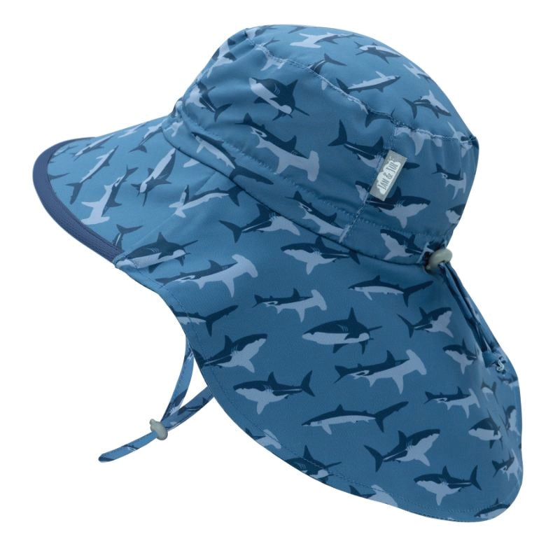 Jan & Jul Shark – Navy Trim | Aqua Dry Adventure Hat
