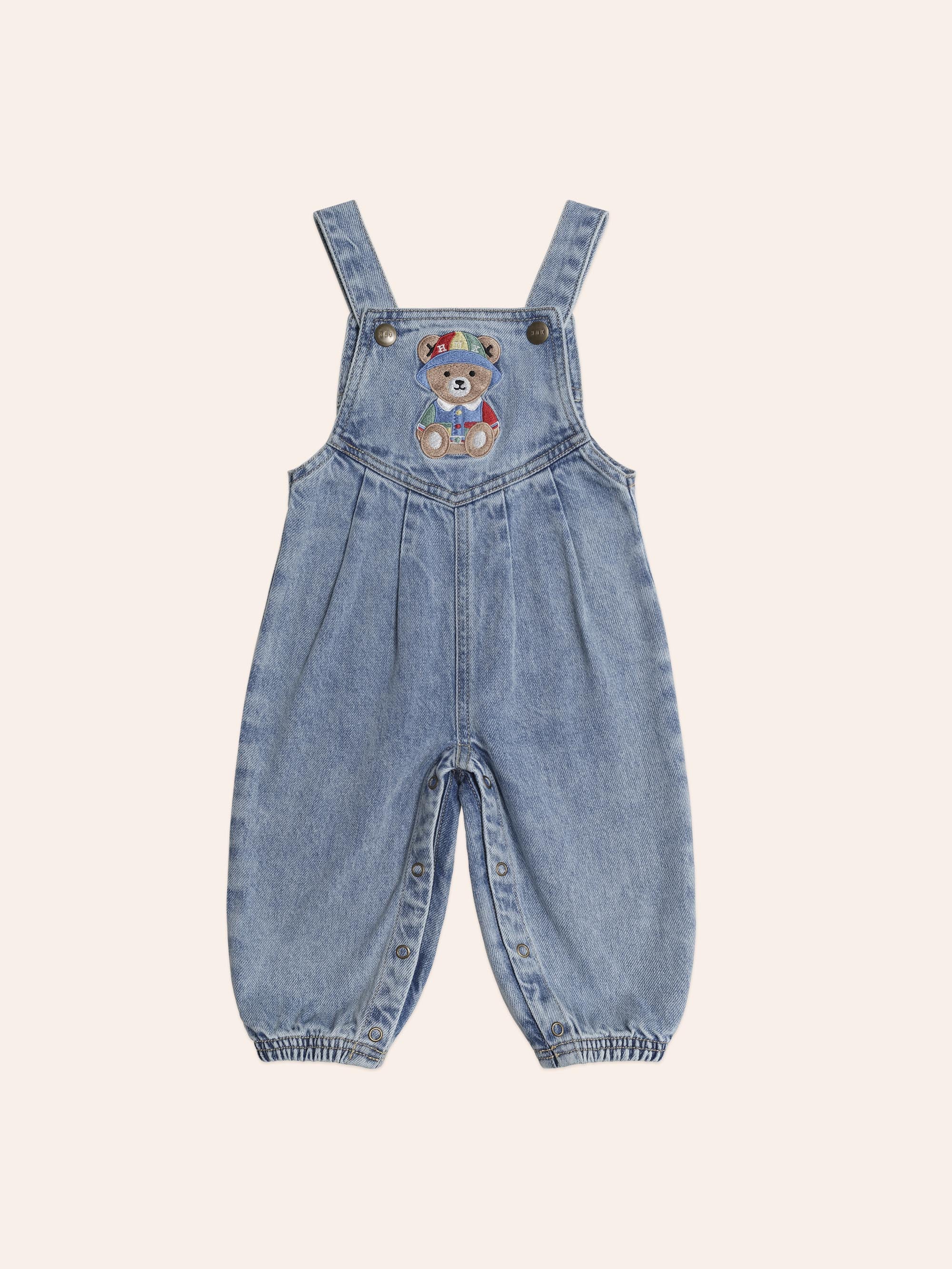Huxbaby Dreamy Denim Huxbear Overalls