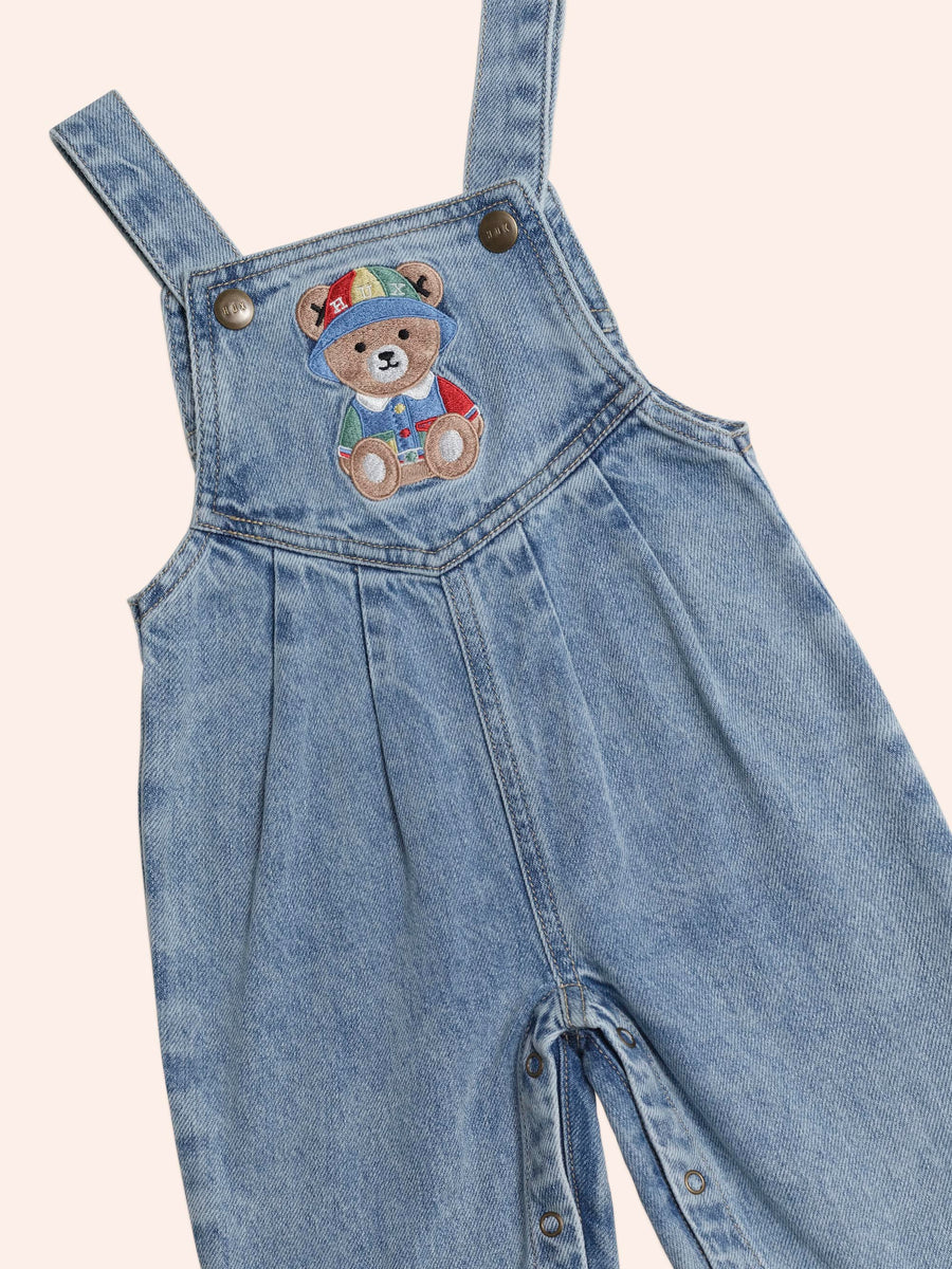 Huxbaby Dreamy Denim Huxbear Overalls