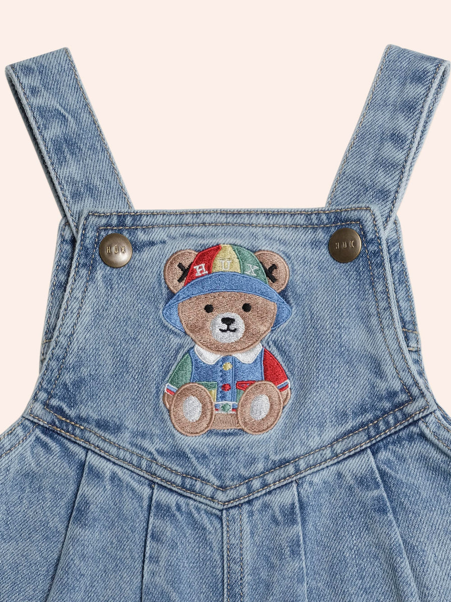 Huxbaby Dreamy Denim Huxbear Overalls