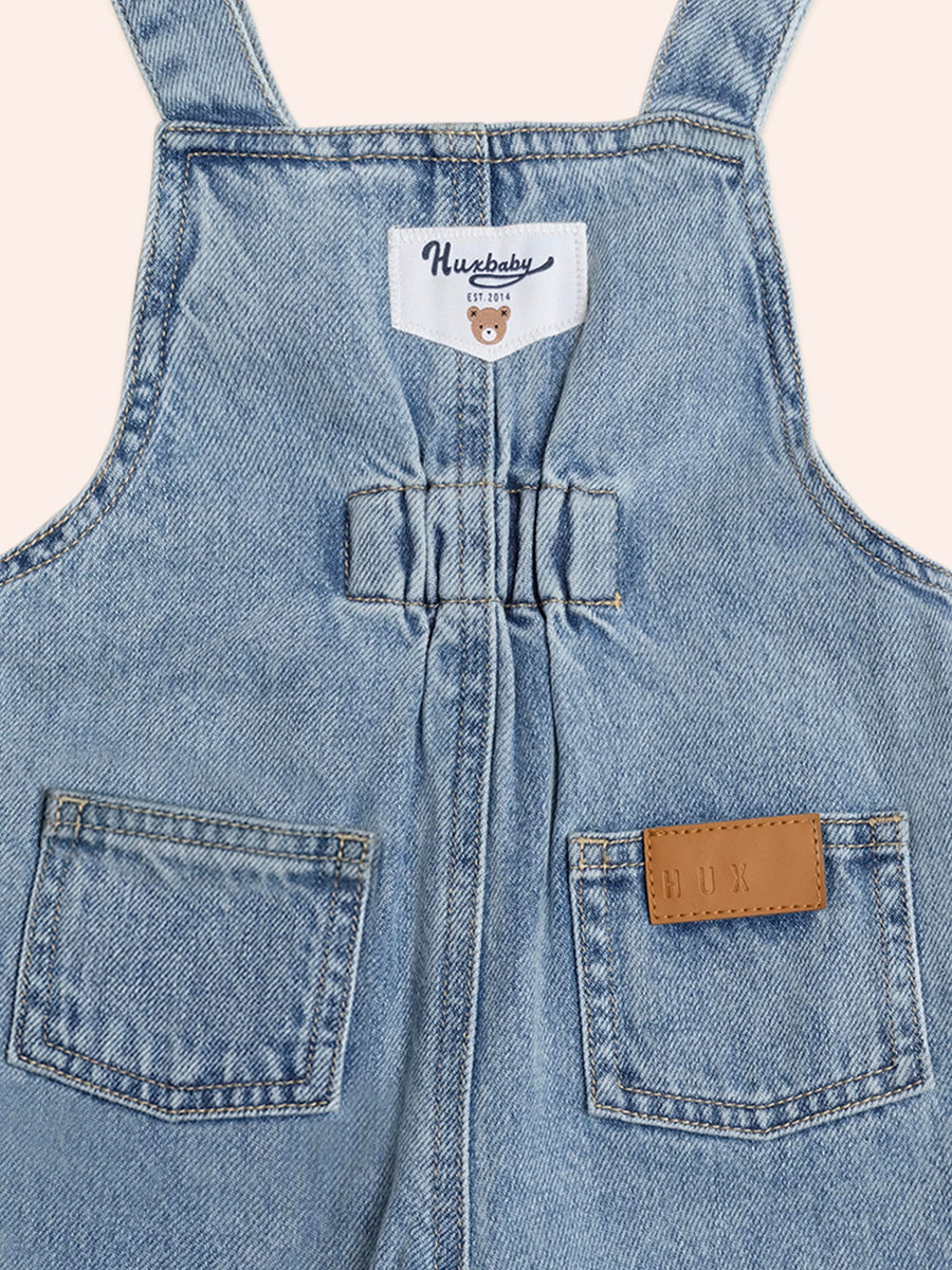 Huxbaby Dreamy Denim Huxbear Overalls