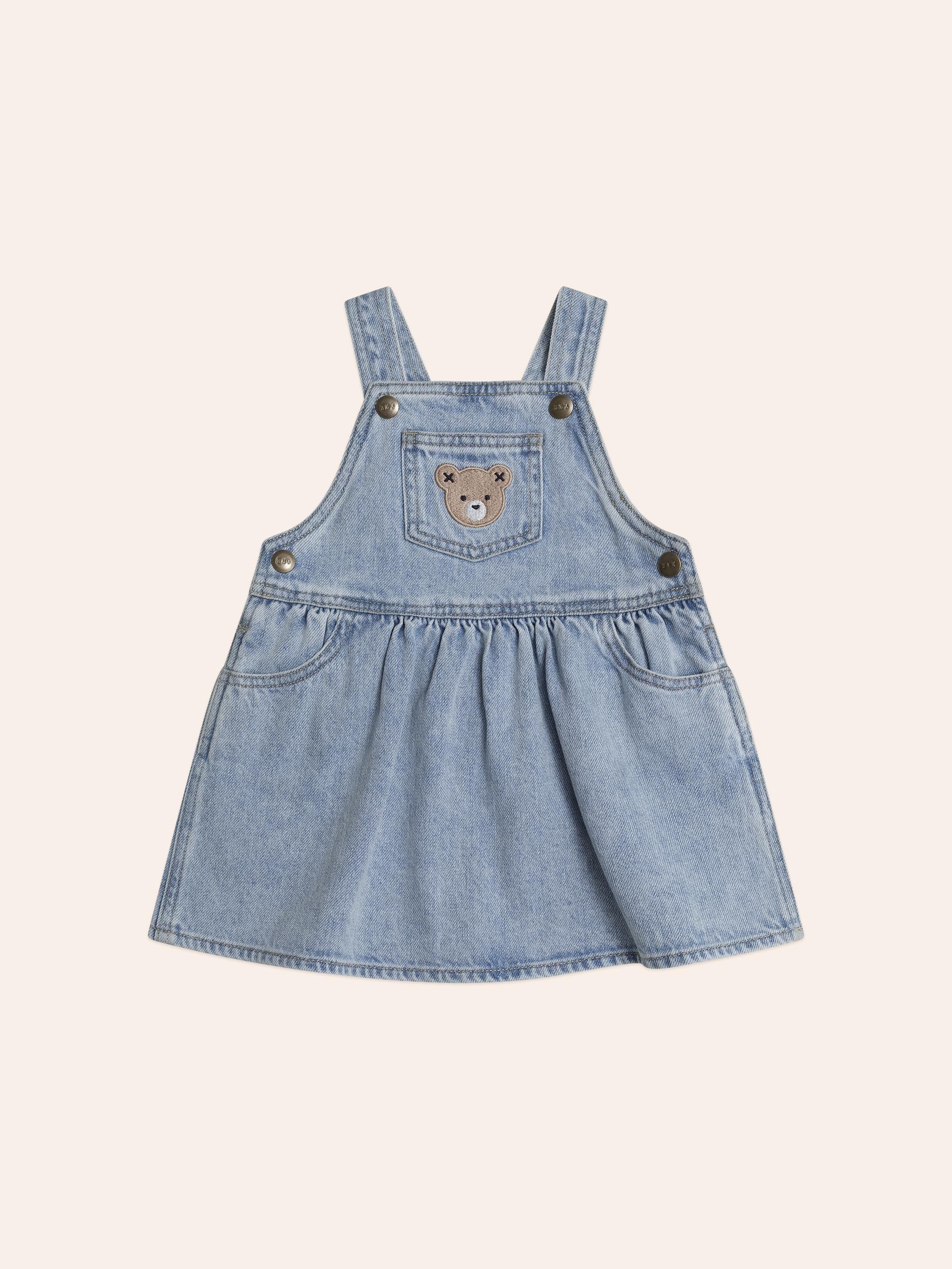 Huxbaby Dreamy Denim Pinafore Dress