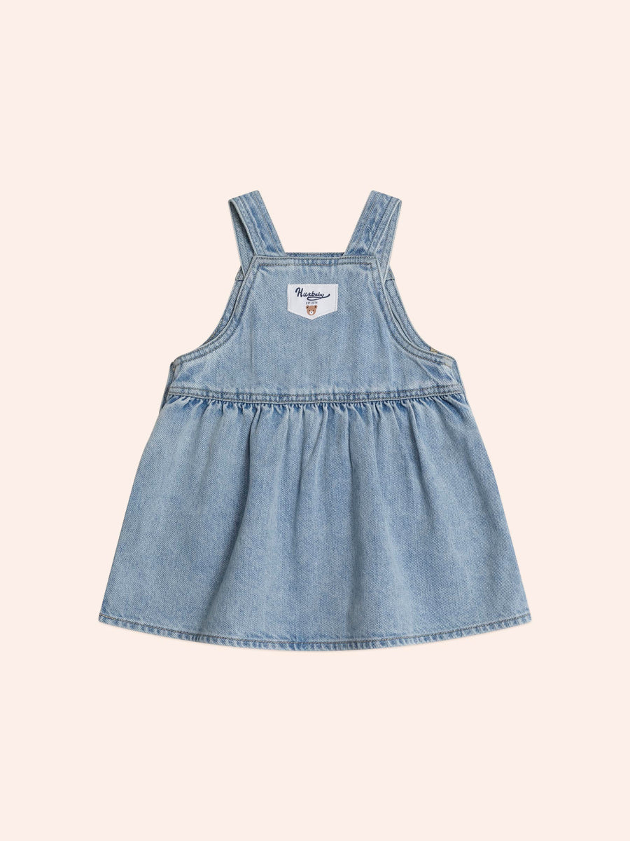 Huxbaby Dreamy Denim Pinafore Dress