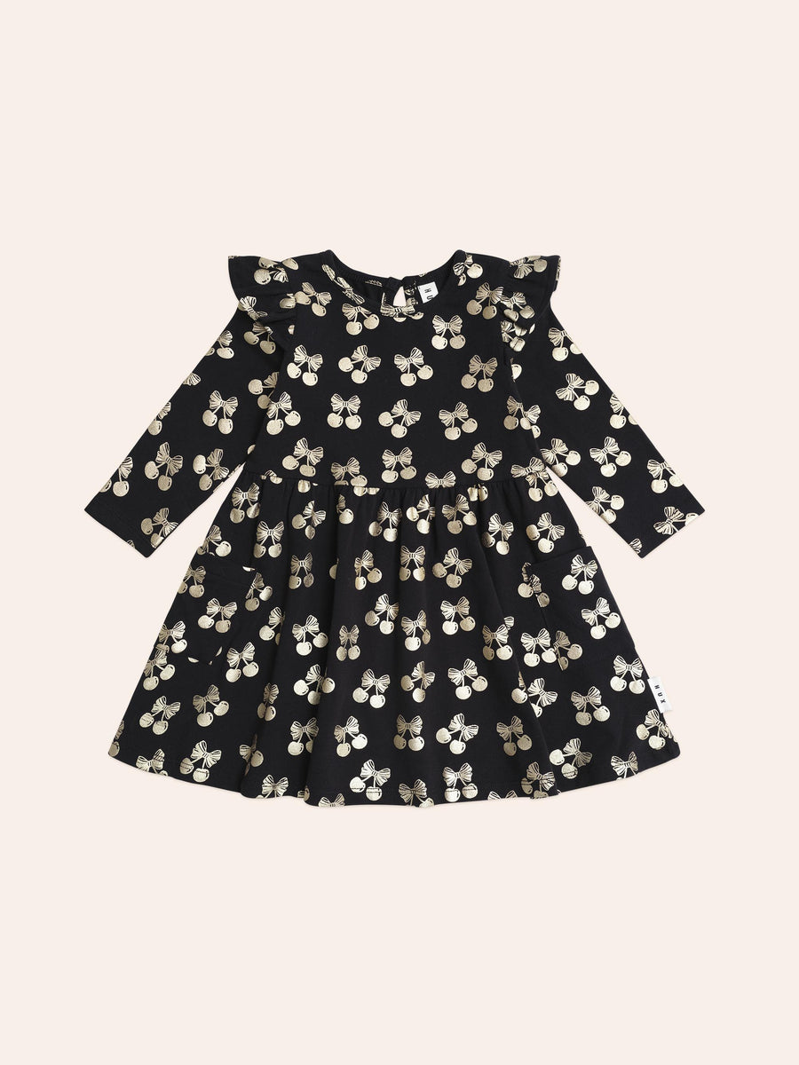 Huxbaby Special Dress Cherry Pie Gold