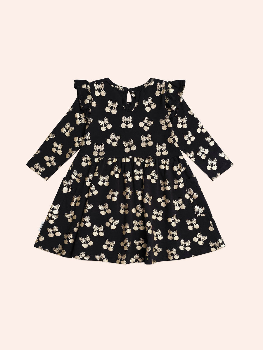 Huxbaby Special Dress Cherry Pie Gold