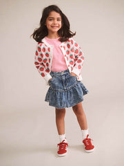 Huxbaby STRAWBERRY FIELDS CARDI