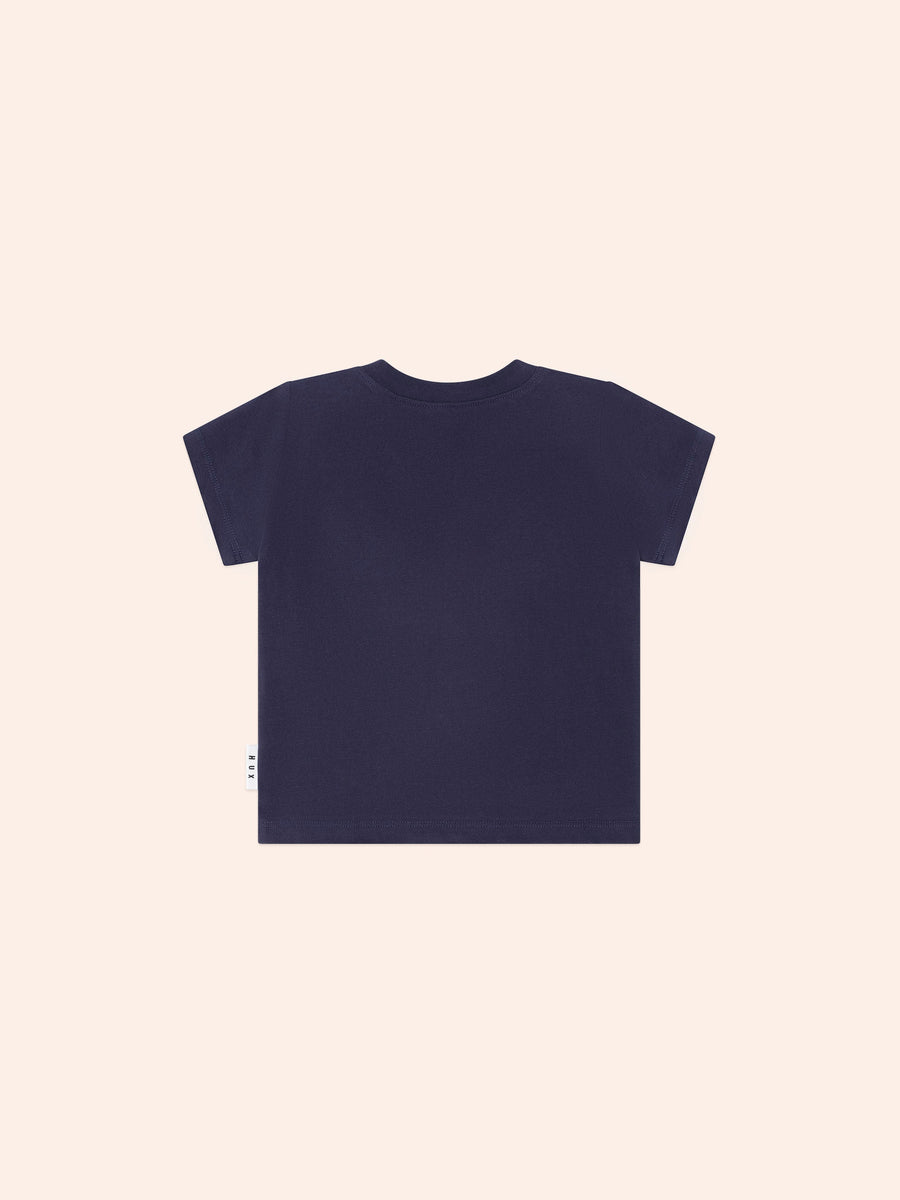 Huxbaby Furry Huxbear Navy Tee