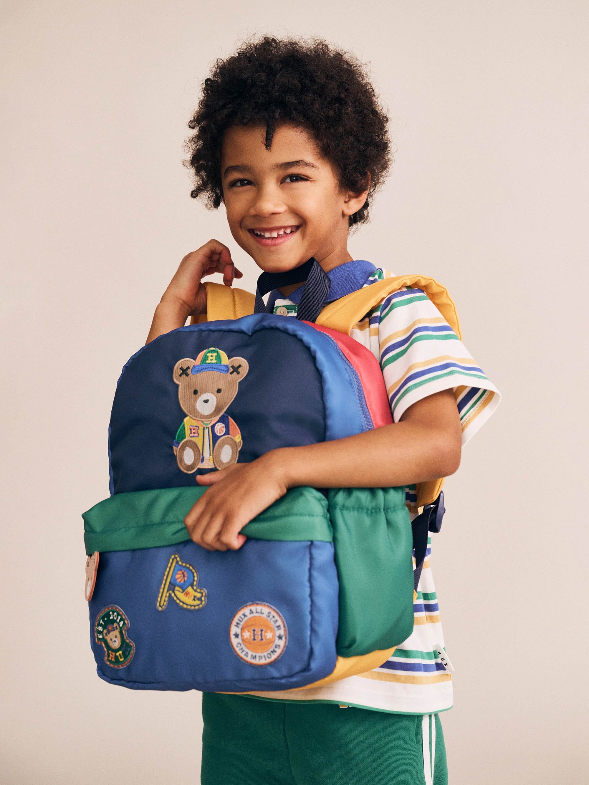 Huxbaby Hux Colour Block Varsity Backpack