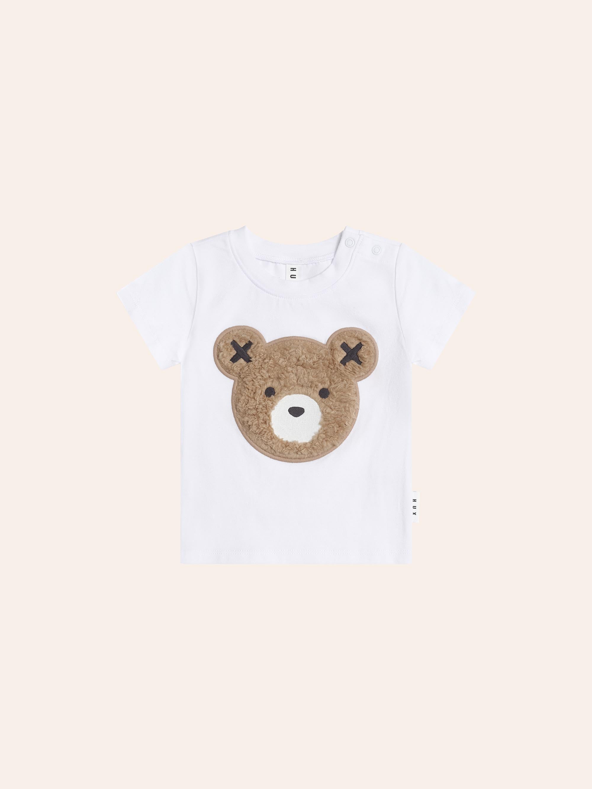 Huxbaby Furry Huxbear Crisp White Tee