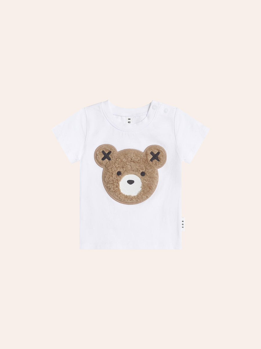 Huxbaby Furry Huxbear Crisp White Tee