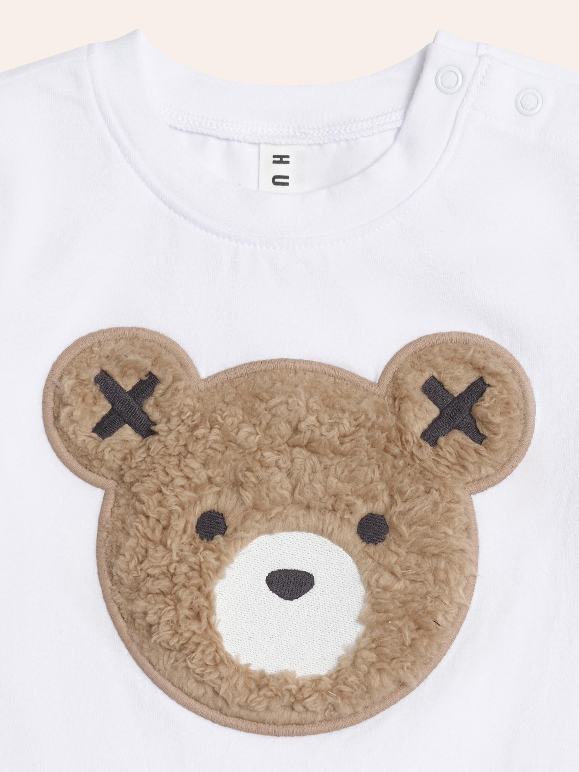 Huxbaby Furry Huxbear Crisp White Tee
