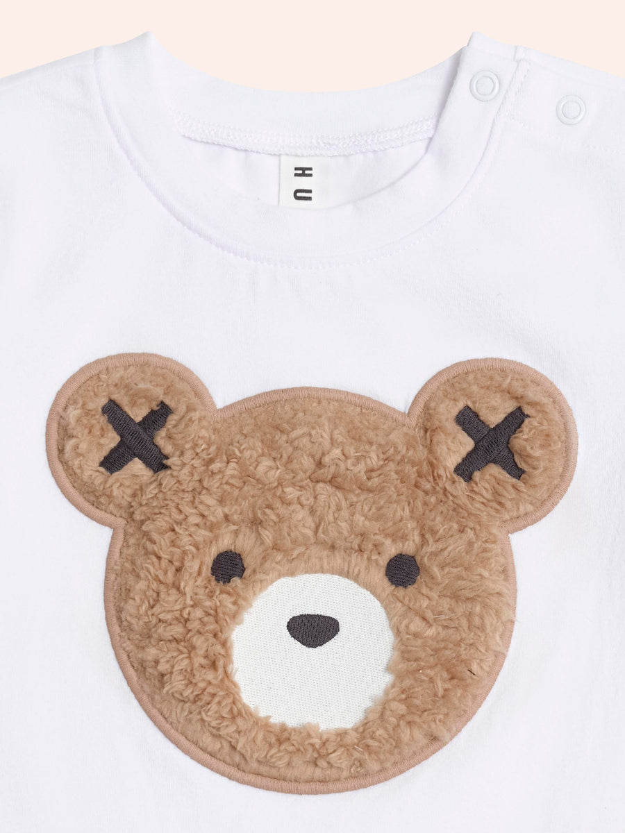 Huxbaby Furry Huxbear Crisp White Tee