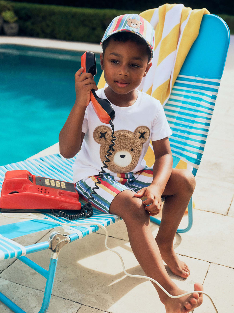 Huxbaby Furry Huxbear Crisp White Tee