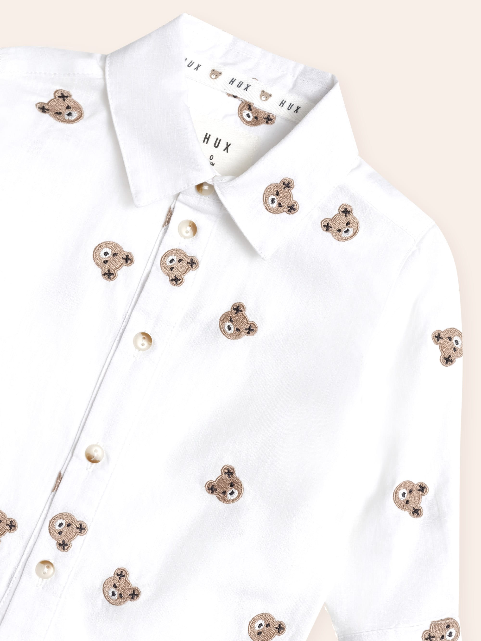 Huxbaby ALL OVER HUX EMB L/SLV SHIRT