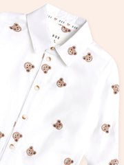 Huxbaby ALL OVER HUX EMB L/SLV SHIRT