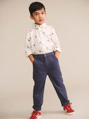 Huxbaby ALL OVER HUX EMB L/SLV SHIRT