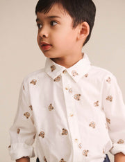 Huxbaby ALL OVER HUX EMB L/SLV SHIRT