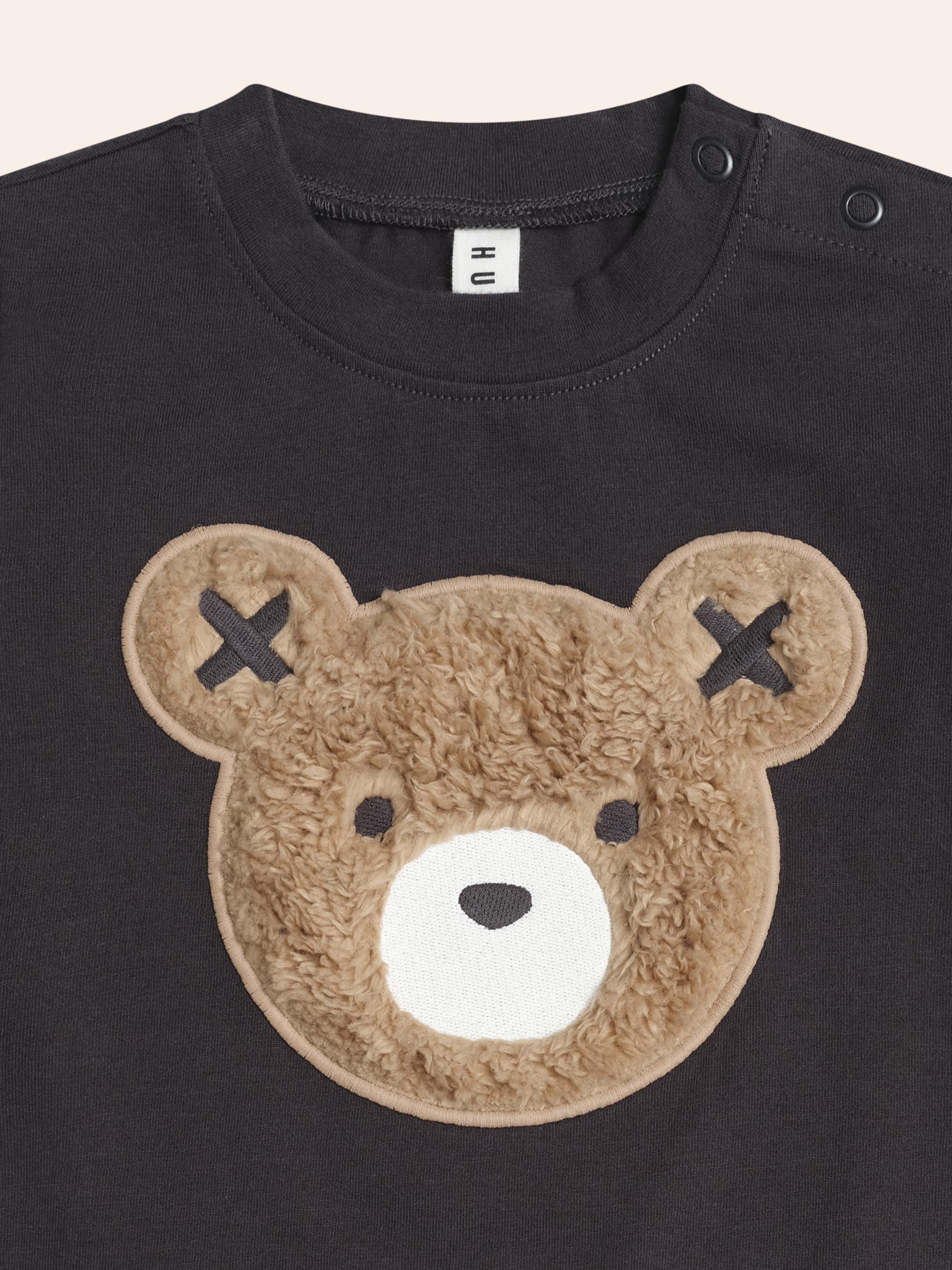 Huxbaby Furry Huxbear Longsleeve Top Black