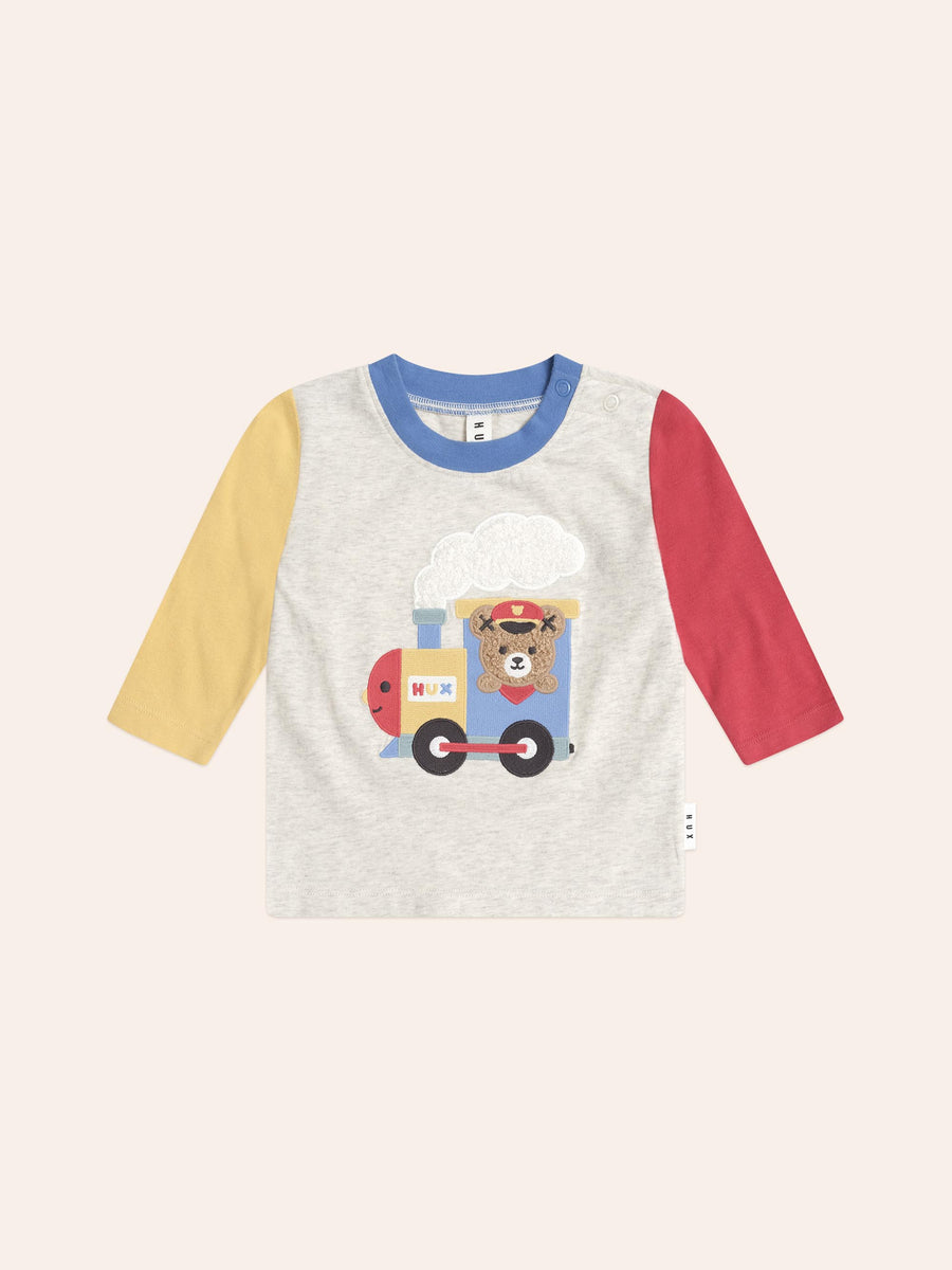 Huxbaby Choo Choo Huxbear Longsleeve Top