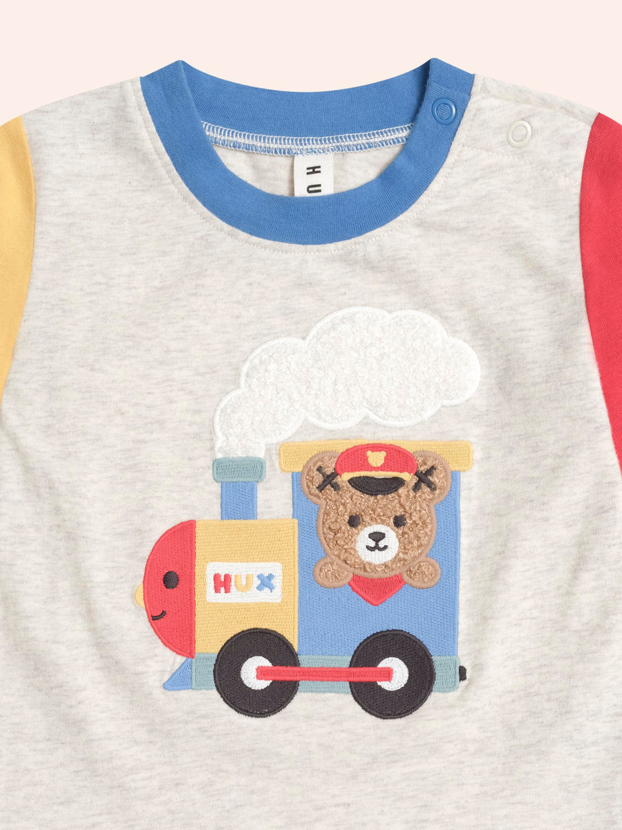 Huxbaby Choo Choo Huxbear Longsleeve Top