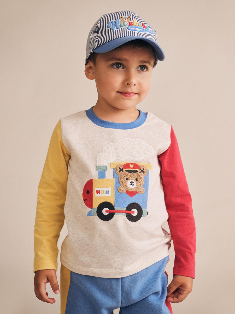 Huxbaby Choo Choo Huxbear Longsleeve Top