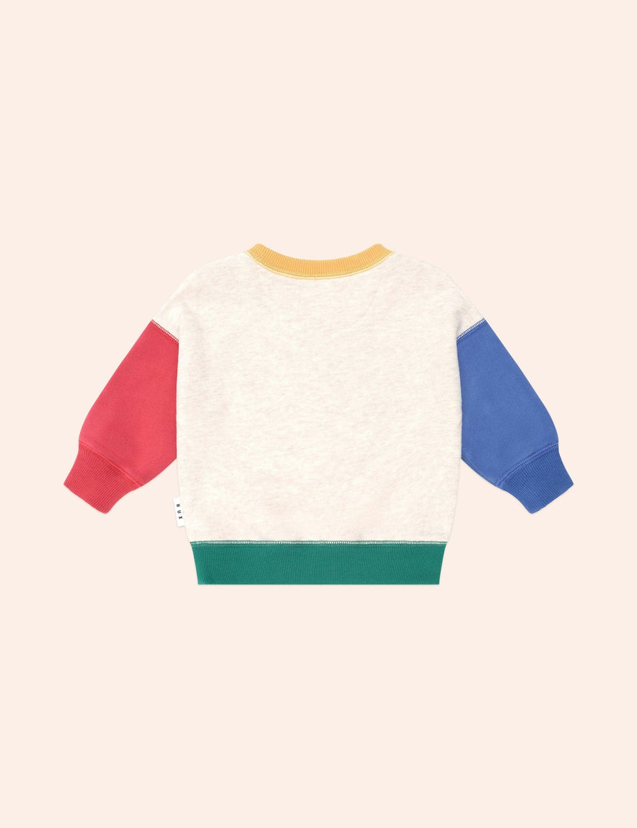 Huxbaby Furry Huxbear Colour Block Sweatshirt