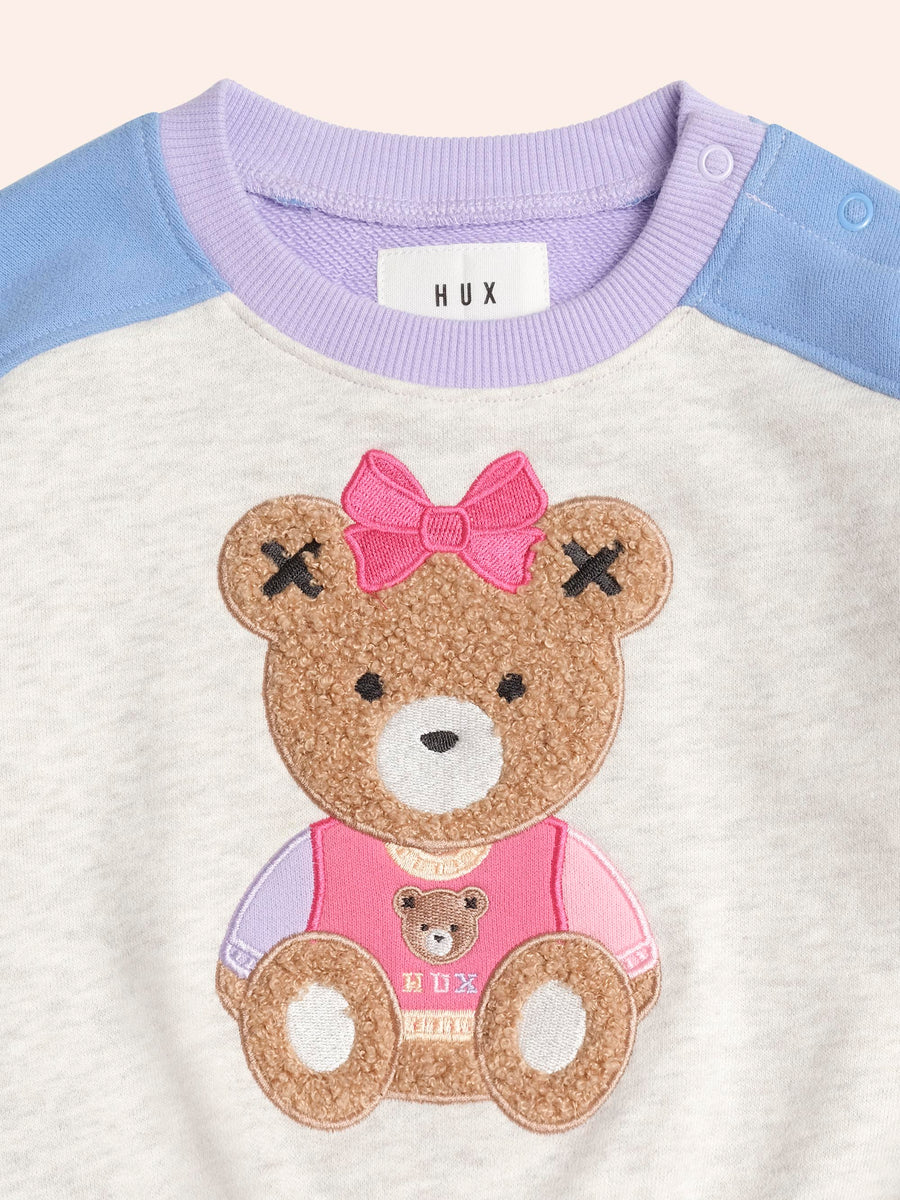 Huxbaby Varsity Huxette Spliced Sweatshirt