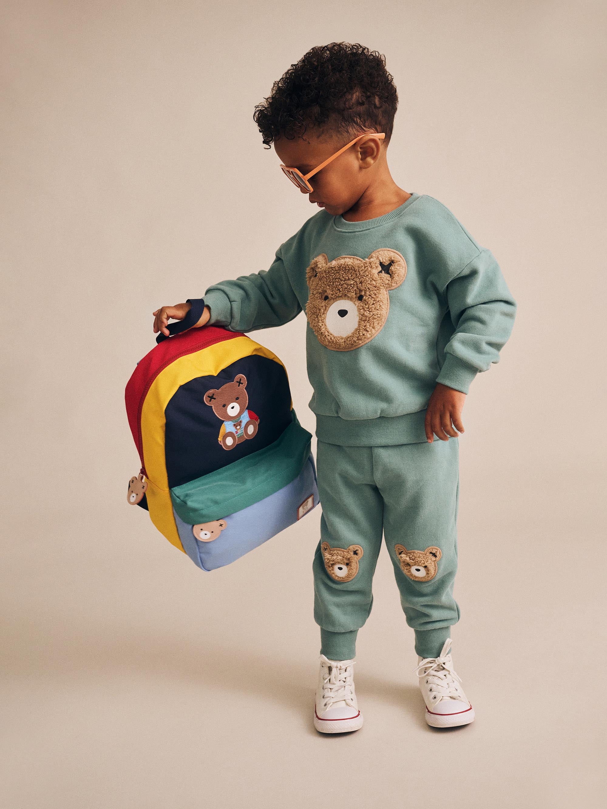 Huxbaby Furry Huxbear Sweatshirt Green