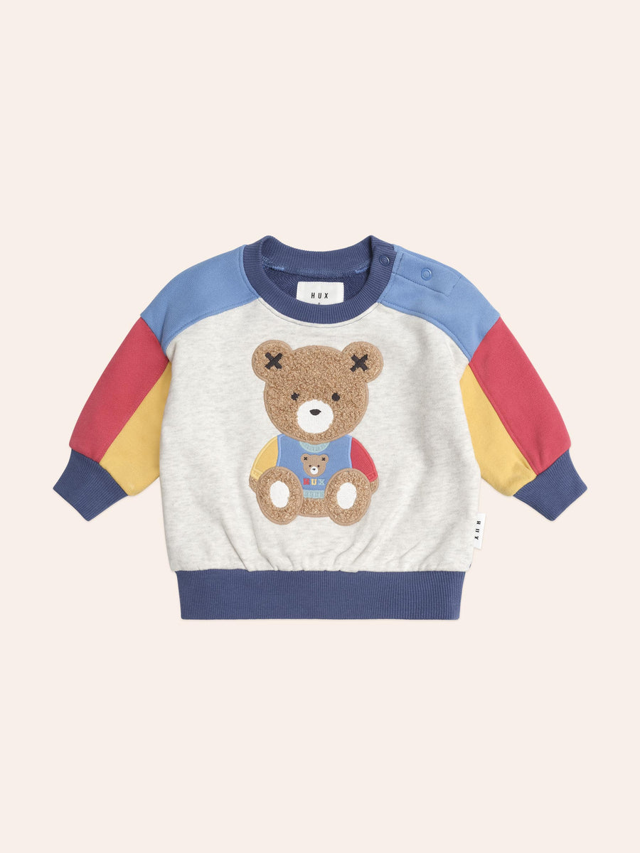 Huxbaby Varsity Huxbear Spliced Sweatshirt