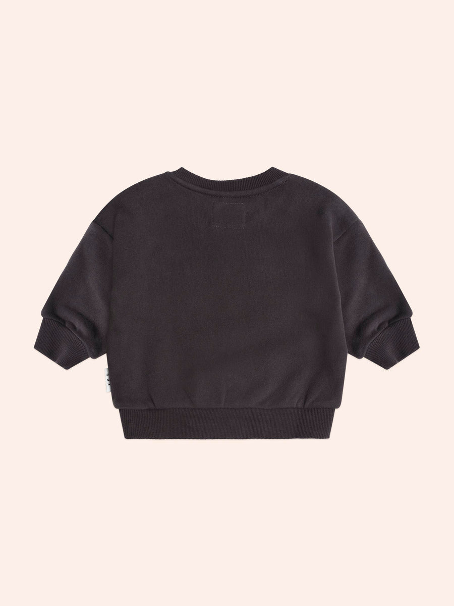 Huxbaby Furry Huxbear Sweatshirt Black