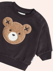 Huxbaby Furry Huxbear Sweatshirt Black