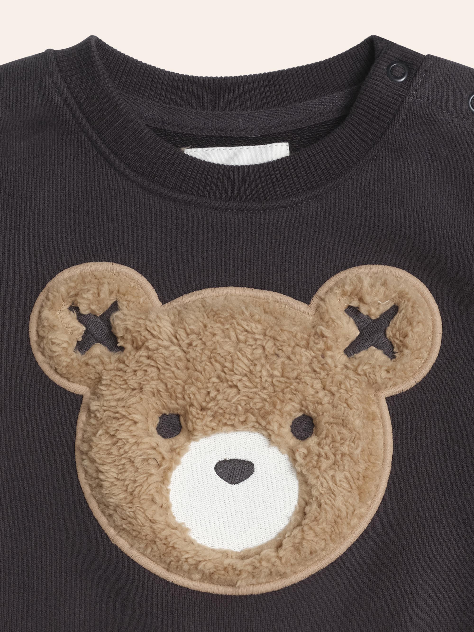 Huxbaby Furry Huxbear Sweatshirt Black