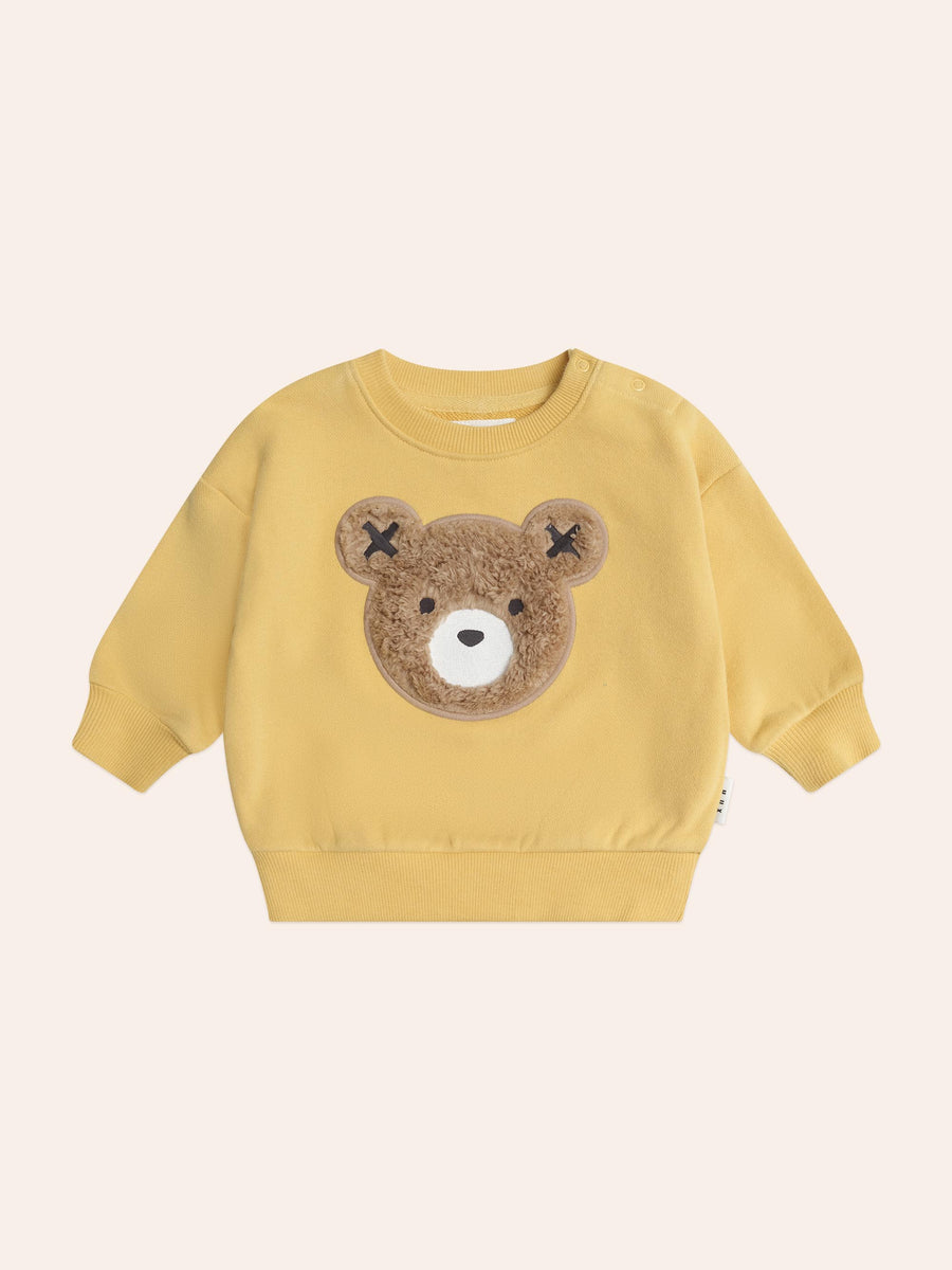Huxbaby Furry Huxbear Sweatshirt Yellow