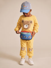 Huxbaby Furry Huxbear Sweatshirt Yellow