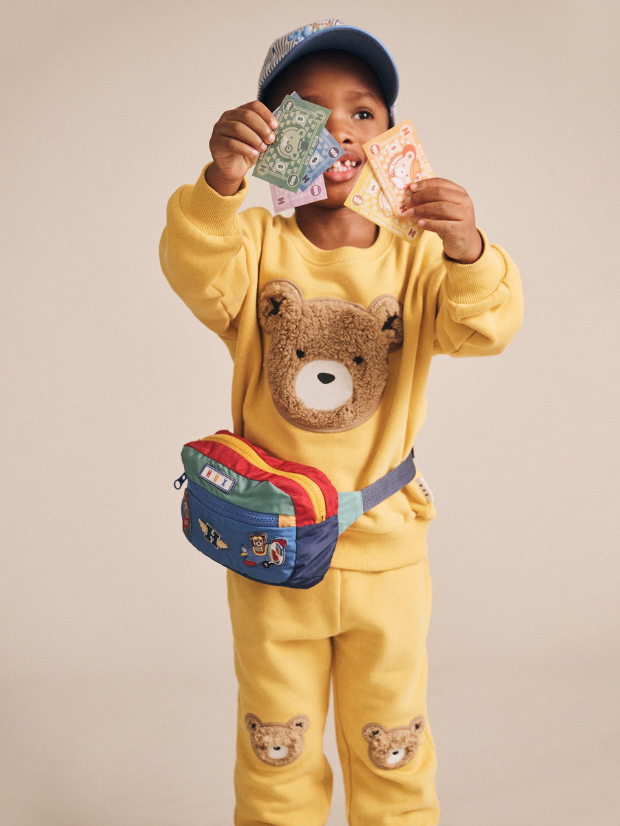 Huxbaby Furry Huxbear Sweatshirt Yellow